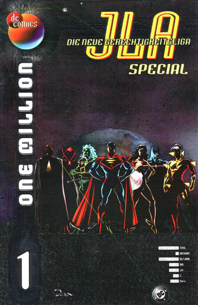 Cover for JLA - Die neue Gerechtigkeitsliga Special (Dino Verlag, 1998 series) #5 - One Million 1 [Future Variant Cover-Edition]