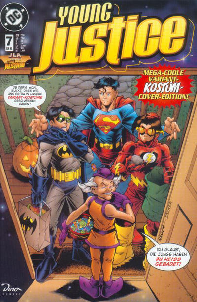 Cover for JLA - Die neue Gerechtigkeitsliga Special (Dino Verlag, 1998 series) #7 - JLA Special Young Justice [Future Variant Cover-Edition]