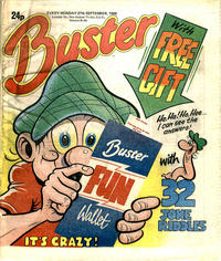 Cover Thumbnail for Buster (IPC, 1960 series) #27 September 1986 [1342]