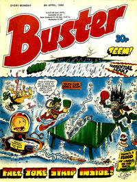 Cover Thumbnail for Buster (IPC, 1960 series) #8 April 1989 [1474]