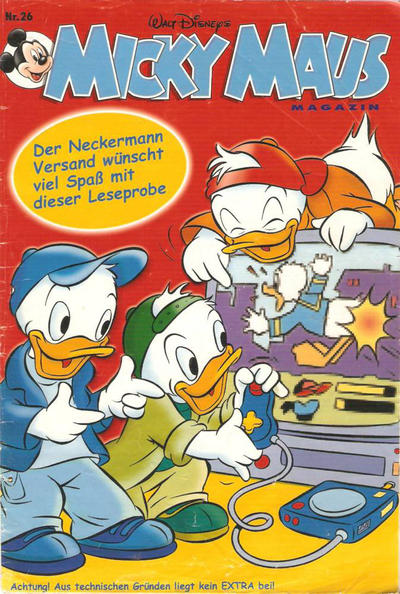 Cover for Micky Maus (Egmont Ehapa, 1951 series) #26/2001 [Neckermann]