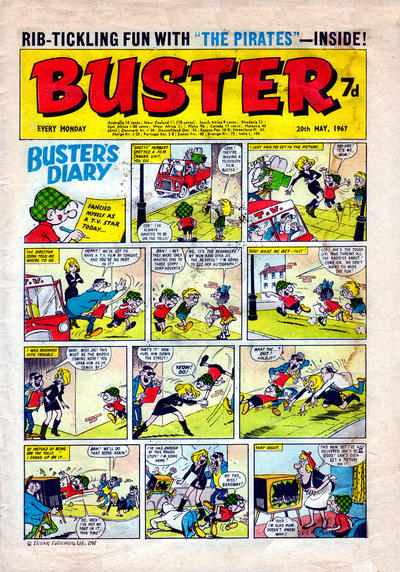 Cover for Buster (IPC, 1960 series) #20 May 1967 [365]