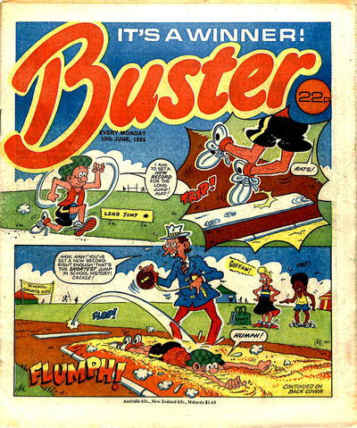 Cover for Buster (IPC, 1960 series) #15 June 1985 [1275]