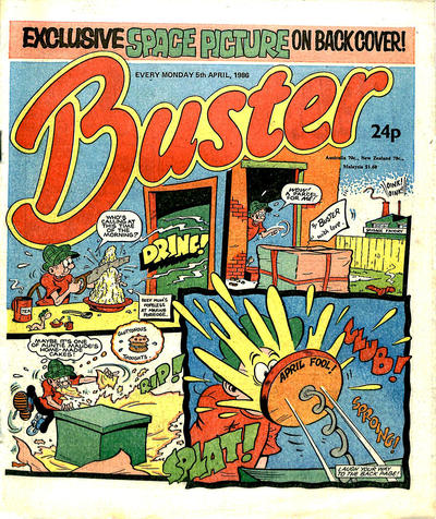 Cover for Buster (IPC, 1960 series) #5 April 1986 [1317]
