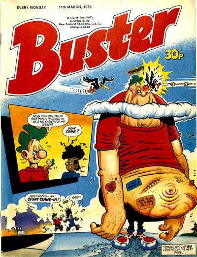 Cover for Buster (IPC, 1960 series) #11 March 1989 [1470]