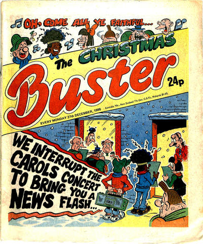 Cover for Buster (IPC, 1960 series) #27 December 1986 [1355]