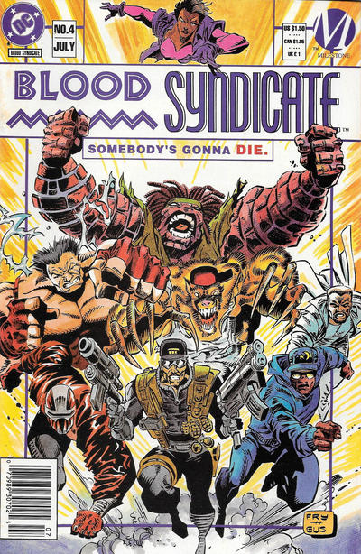 Cover for Blood Syndicate (DC, 1993 series) #4 [Newsstand]