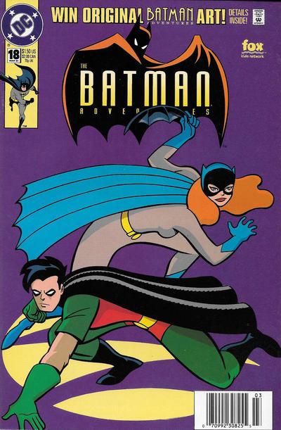 Cover for The Batman Adventures (DC, 1992 series) #18 [Newsstand]