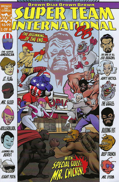 Cover for Super Team International '88 (Bronco Ink, 2020 series) #1