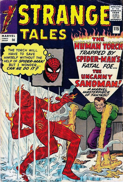 Cover for Strange Tales (Marvel, 1951 series) #115 [British]