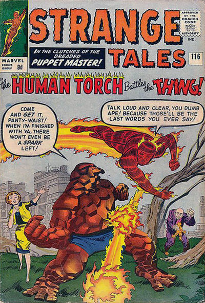 Cover for Strange Tales (Marvel, 1951 series) #116 [British]