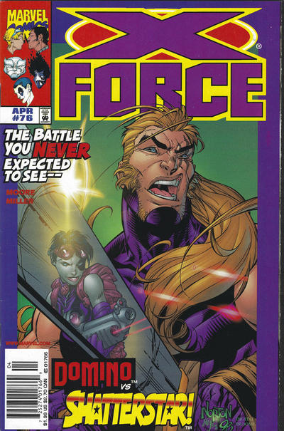 Cover for X-Force (Marvel, 1991 series) #76 [Newsstand]