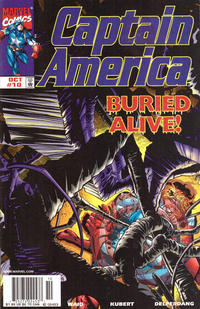 Cover for Captain America (Marvel, 1998 series) #10 [Direct Edition]