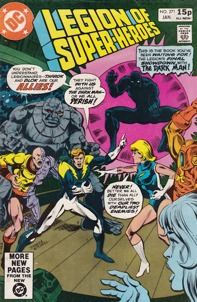 Cover for The Legion of Super-Heroes (DC, 1980 series) #271 [British]