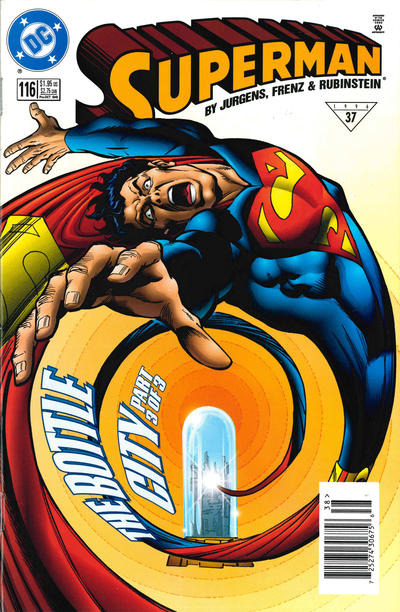 Cover for Superman (DC, 1987 series) #116 [Newsstand]