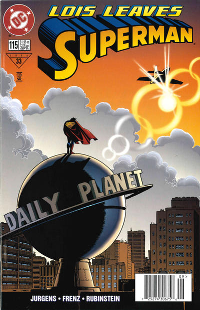 Cover for Superman (DC, 1987 series) #115 [Newsstand]