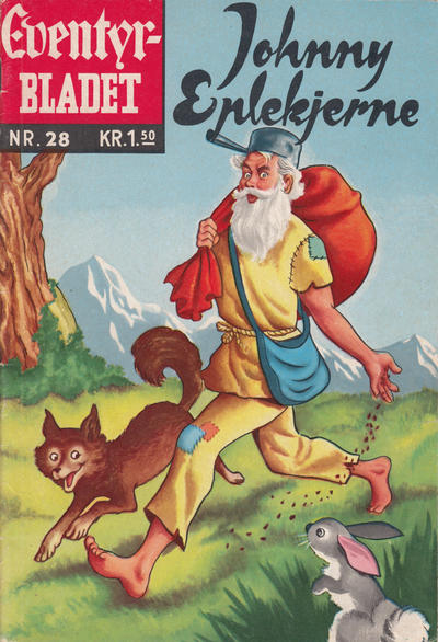 Cover for Junior Eventyrbladet [Eventyrbladet] (Illustrerte Klassikere / Williams Forlag, 1957 series) #28 - Johnny Eplekjerne [2. opplag]