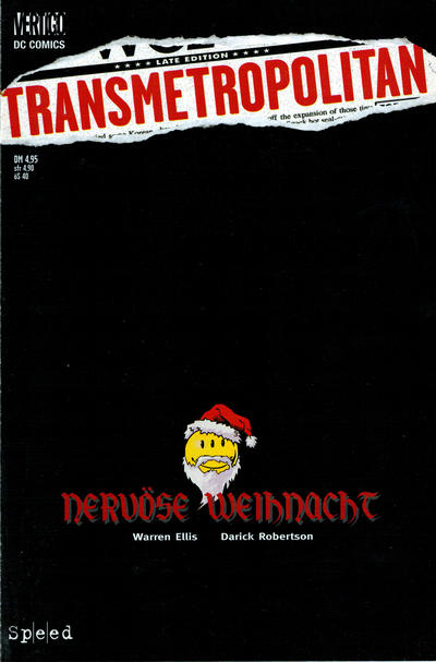 Cover for Transmetropolitan - Nervöse Weihnacht (Tilsner, 1999 series) 