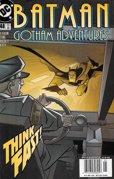 Cover for Batman: Gotham Adventures (DC, 1998 series) #48 [Newsstand]