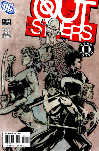 Cover for Outsiders (DC, 2003 series) #34 [Second Printing]