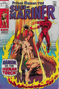 Cover for Sub-Mariner (Marvel, 1968 series) #14 [British]