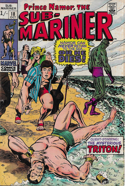 Cover for Sub-Mariner (Marvel, 1968 series) #18 [British]