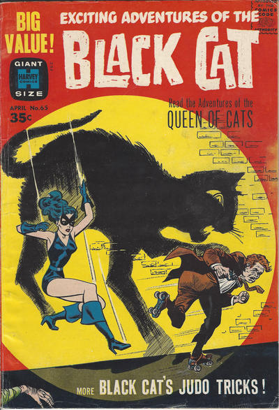 Cover for Black Cat Comics (Harvey, 1946 series) #65 [35 cent]