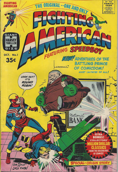 Cover for Fighting American (Harvey, 1966 series) #1 [35 cent]