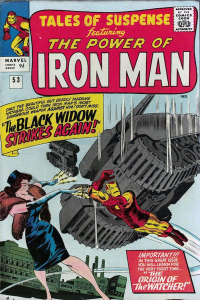 Cover for Tales of Suspense (Marvel, 1959 series) #53 [British]