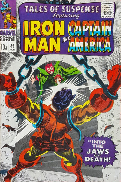 Cover for Tales of Suspense (Marvel, 1959 series) #85 [British]