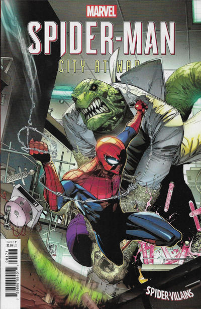 Cover for Marvel's Spider-Man: City at War (Marvel, 2019 series) #1 [Giuseppe Camuncoli "Spider-Man Villains" Cover]