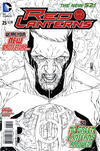 Cover Thumbnail for Red Lanterns (2011 series) #25 [Alessandro Vitti Black & White Cover]