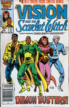 Cover for The Vision and the Scarlet Witch (Marvel, 1985 series) #8 [Canadian]