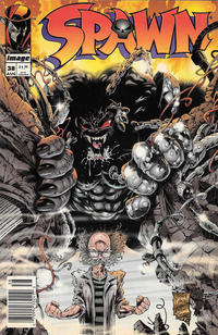 Cover for Spawn (Image, 1992 series) #38 [Newsstand]