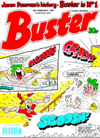 Cover Thumbnail for Buster (IPC, 1960 series) #10 February 1990 [1518]