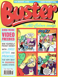Cover Thumbnail for Buster (IPC, 1960 series) #11 August 1990 [1544]