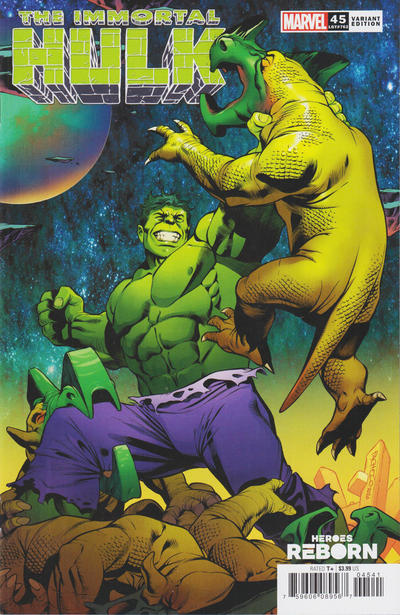 Cover for Immortal Hulk (Marvel, 2018 series) #45 [Carlos Pacheco 'Heroes Reborn' Cover]