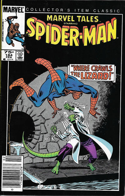 Cover for Marvel Tales (Marvel, 1966 series) #184 [Newsstand]