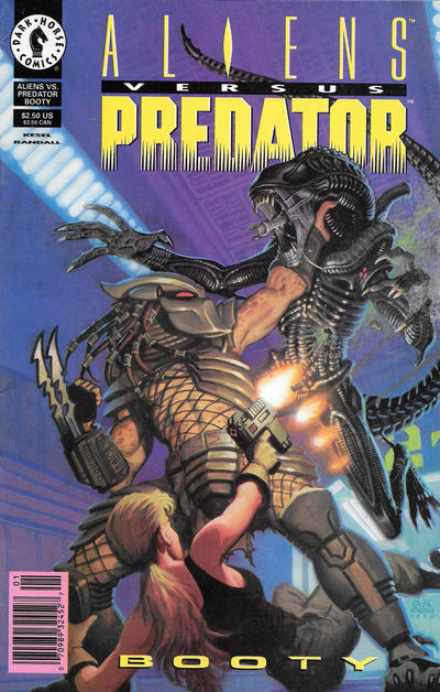 Cover for Aliens vs. Predator: Booty (Dark Horse, 1996 series) #1 [Newsstand]