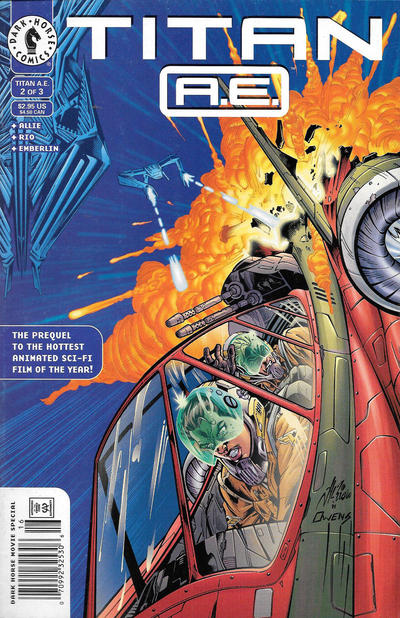 Cover for Titan A.E. (Dark Horse, 2000 series) #2 [Newsstand]