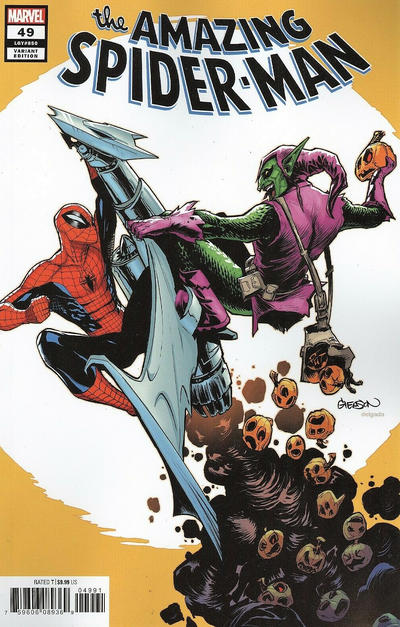 Cover for Amazing Spider-Man (Marvel, 2018 series) #49 (850) [Variant Edition - Patrick Gleason Cover]