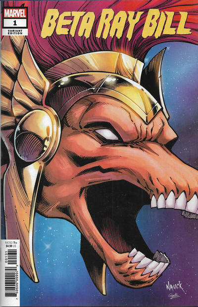 Cover for Beta Ray Bill (Marvel, 2021 series) #1 [Todd Nauck Variant]