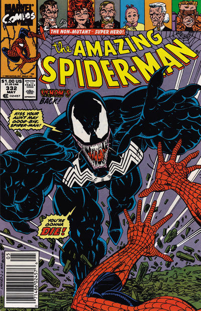 Cover for The Amazing Spider-Man (Marvel, 1963 series) #332 [Mark Jewelers]