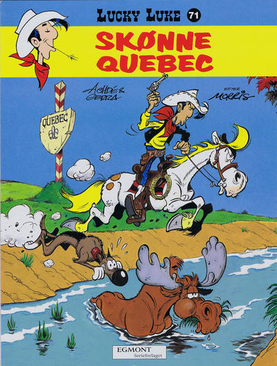 Cover for Lucky Luke (Egmont, 1991 series) #71 - Skønne Quebec