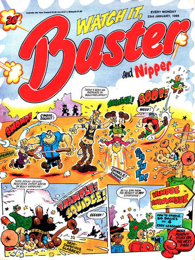 Cover for Buster (IPC, 1960 series) #23 January 1988 [1411]