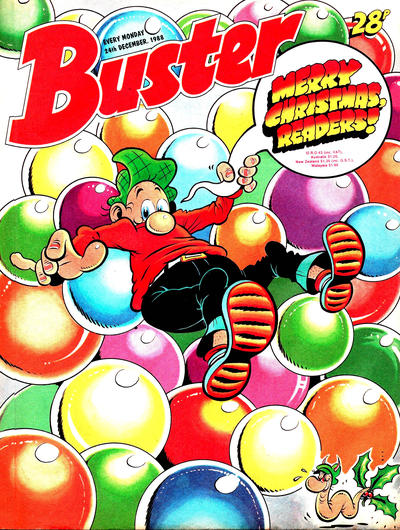 Cover for Buster (IPC, 1960 series) #24 December 1988 [1459]
