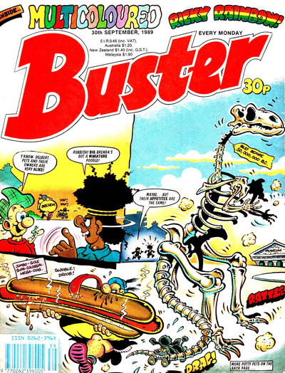 Cover for Buster (IPC, 1960 series) #30 September 1989 [1499]