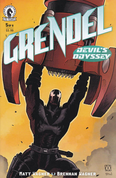 Cover for Grendel: Devil's Odyssey (Dark Horse, 2019 series) #5 [Matt Wagner Cover]