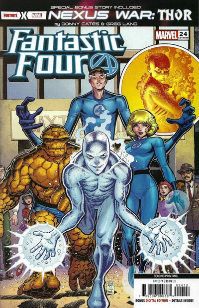 Cover for Fantastic Four (Marvel, 2018 series) #24 (669) [Second Printing]