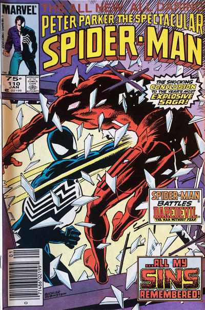 Cover for The Spectacular Spider-Man (Marvel, 1976 series) #110 [Canadian]